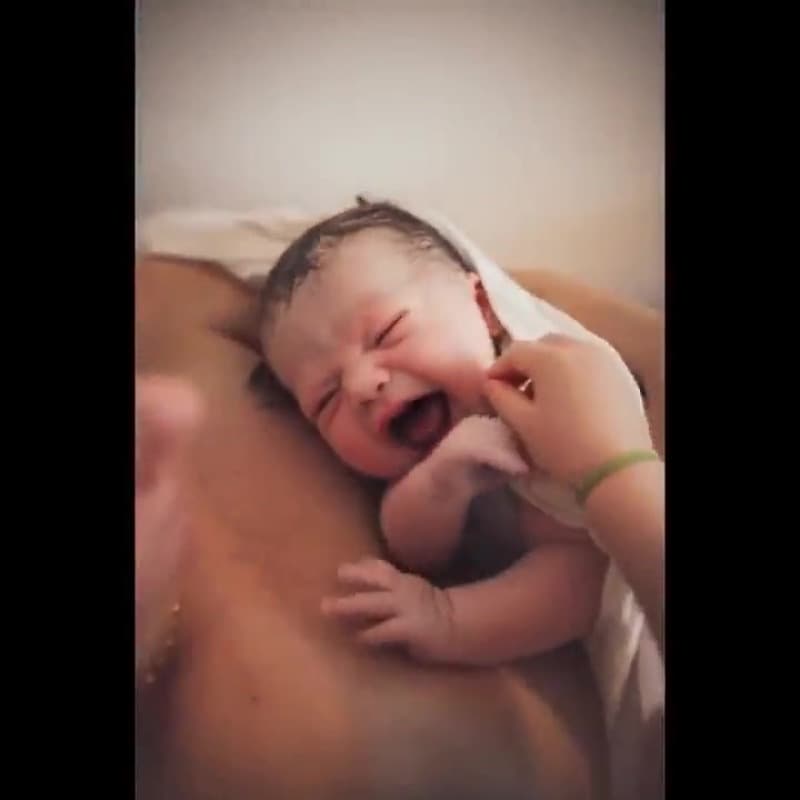 AI age-progression video of a baby growing into a toddler