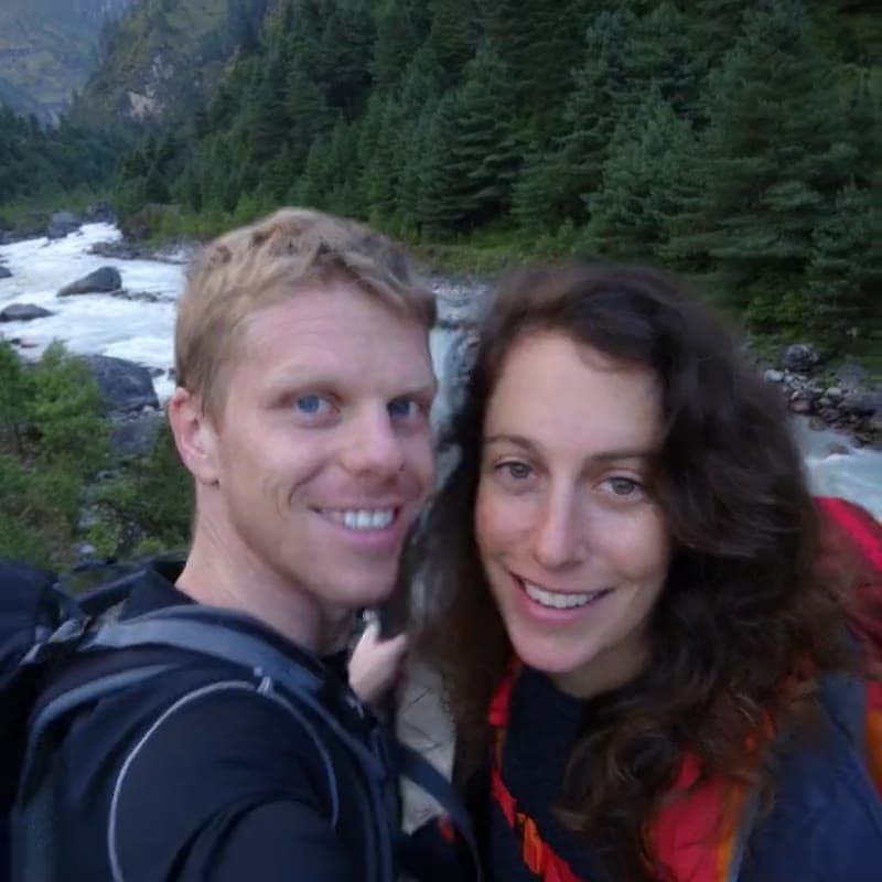 AI age-progression video of a couple's life from young love to old age